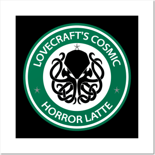 Lovecraft's Cosmic Horror Latte. Posters and Art